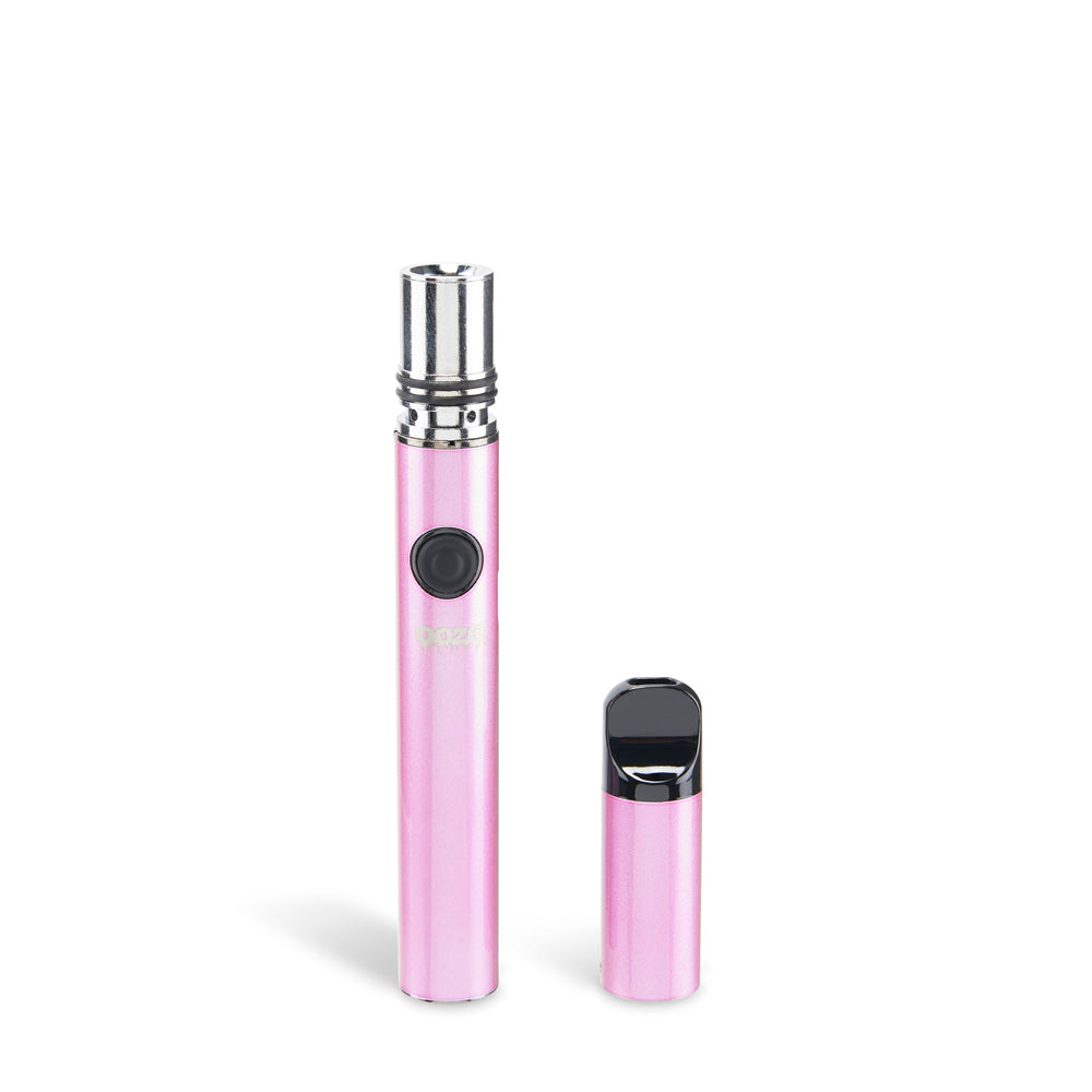 front view of pink Signal wax pen with mouthpiece removed