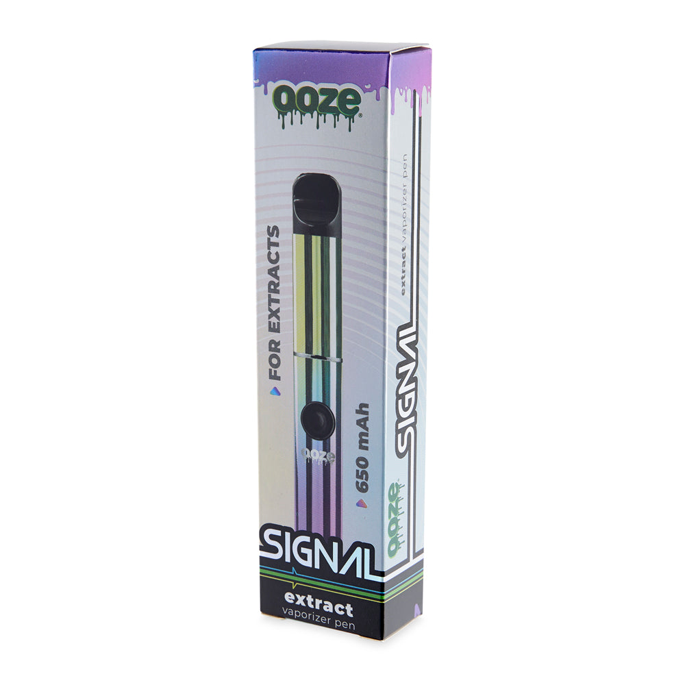 The Rainbow Ooze Signal's original packaging is shown on an angle against a white background.