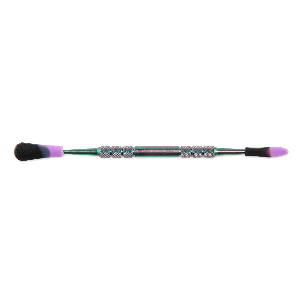 Ooze Steel Dab Tool with Non-Stick Silicone Tips - Rainbow