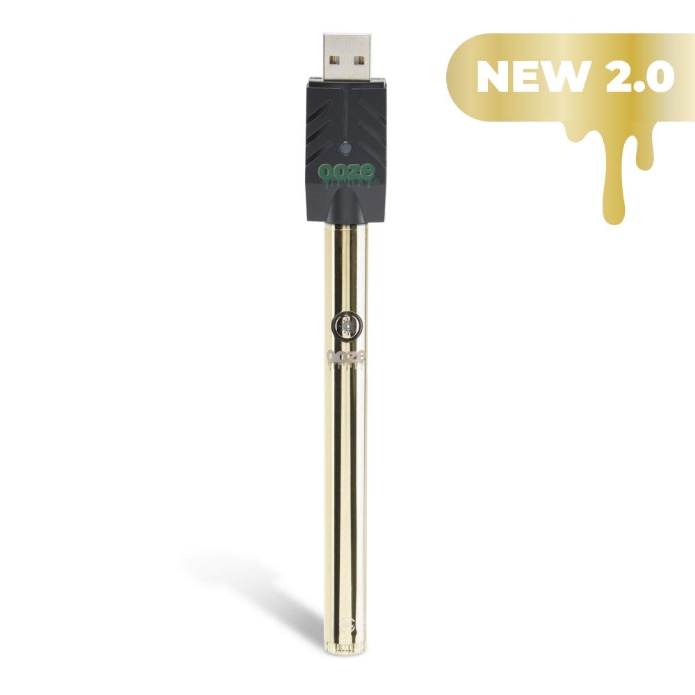 Ooze Twist Slim Pen 2.0 510 Thread Vaporizer Battery – Lucky Gold