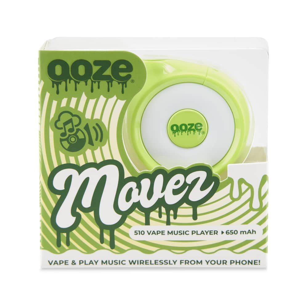 Ooze Movez Wireless Speaker 510 Vape Battery - Slime Green