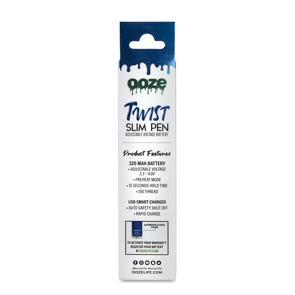Twist Slim Pen Battery + Smart Usb - Sapphire Blue