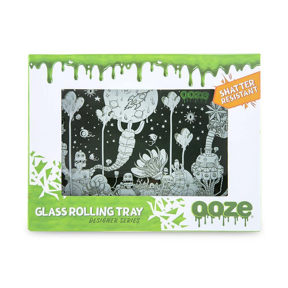 Ooze Rolling Tray - Shatter Resistant Glass - Dystopia