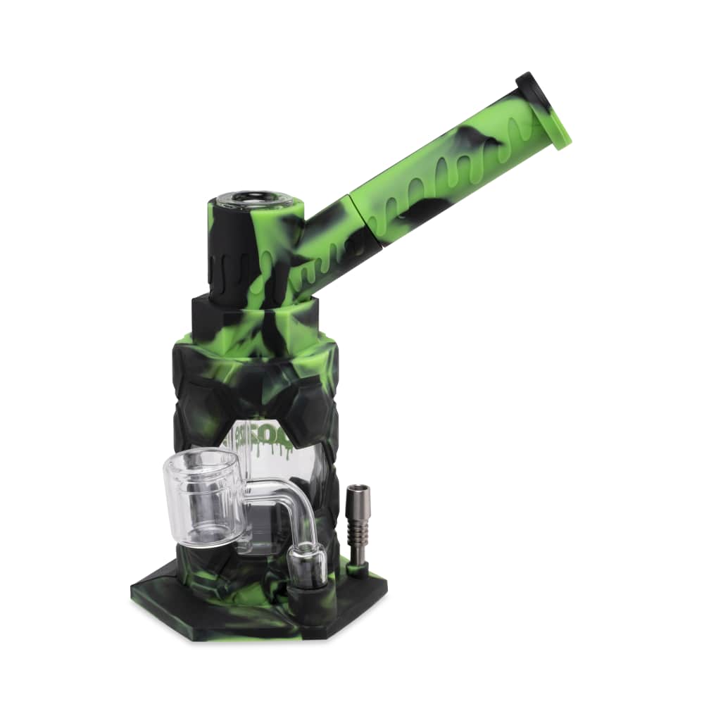 Ooze Mojo Silicone Water Pipe & Nectar Collector - Chameleon