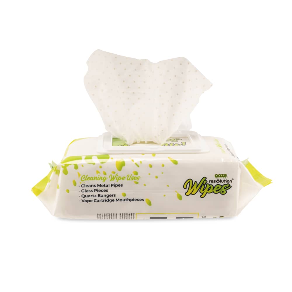 Ooze Resolution Glass Cleaning Res Wipes - 100Ct