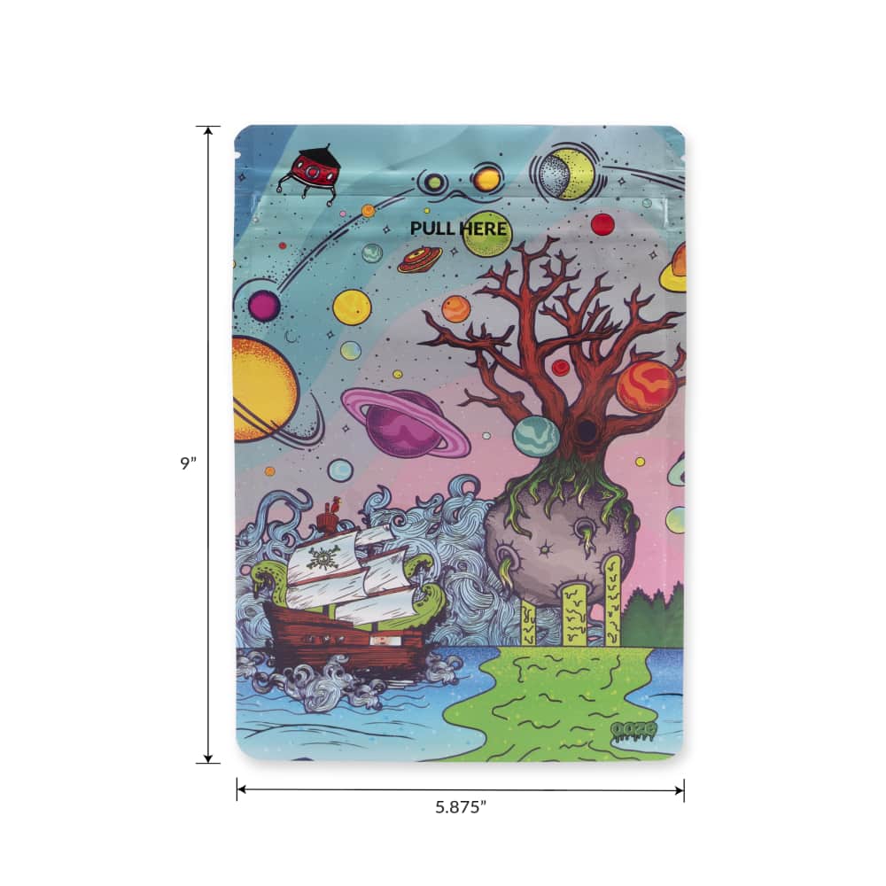 Ooze Designer Series 1 Ounce Mylar Bag 10-Pack Box - Tree Of Life