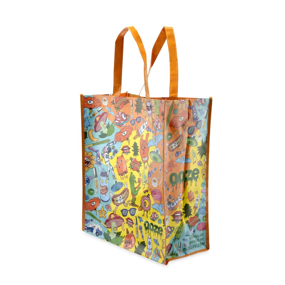 Ooze Reusable Grocery Bag - 2022 Limited Edition Brain Storm Design - Large
