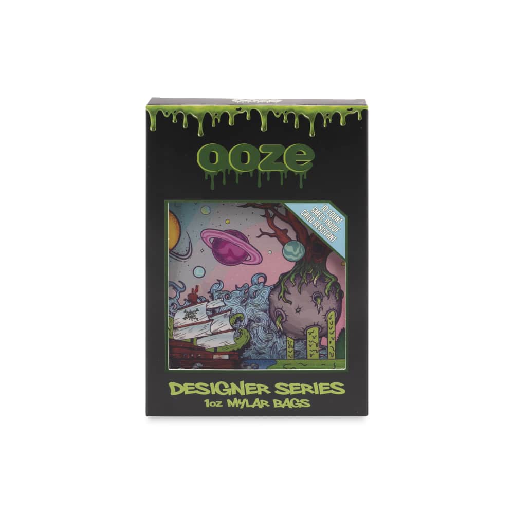 Ooze Designer Series 1 Ounce Mylar Bag 10-Pack Box - Tree Of Life