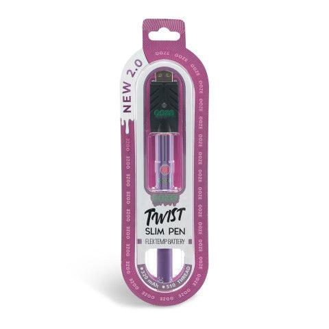 Ooze Twist Slim Pen 2.0 510 Thread Vaporizer Battery – Ultra Purple