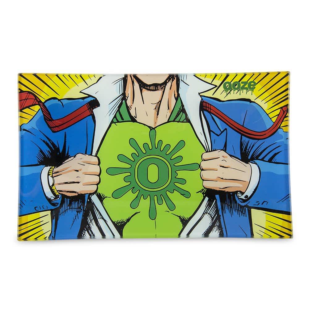 Ooze Rolling Tray - Shatter Resistant Glass - Captain O