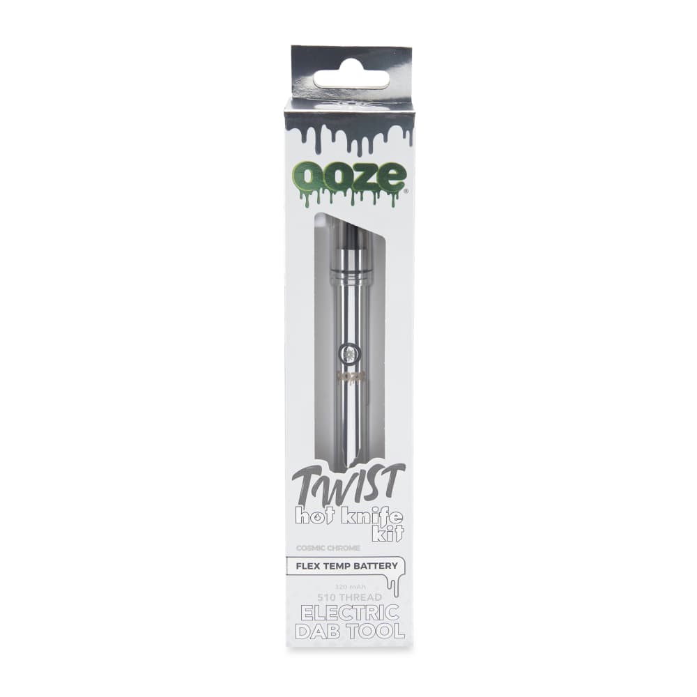 Ooze Twist Hot Knife – Twist Slim Pen 2.0 + Hot Knife Kit – Cosmic Chrome