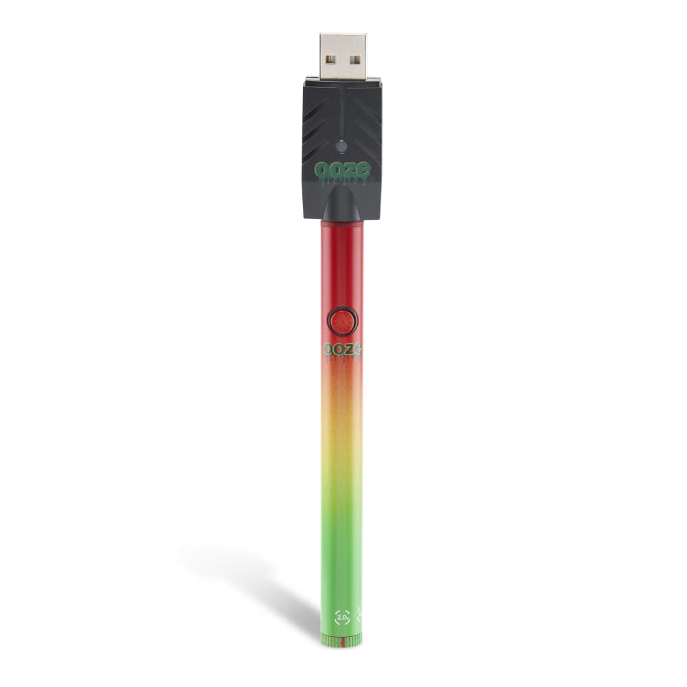 Ooze Twist Slim Pen 2.0 510 Thread Vaporizer Battery – Rasta