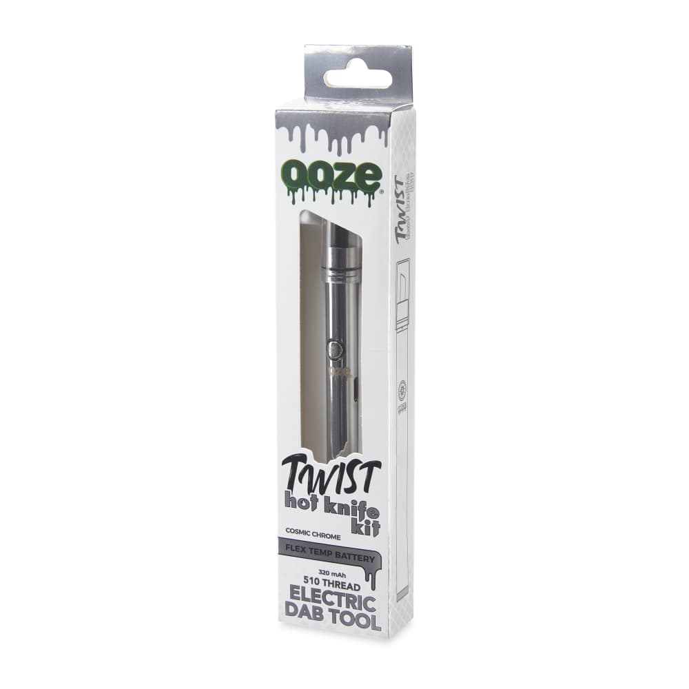 Ooze Twist Hot Knife – Twist Slim Pen 2.0 + Hot Knife Kit – Cosmic Chrome