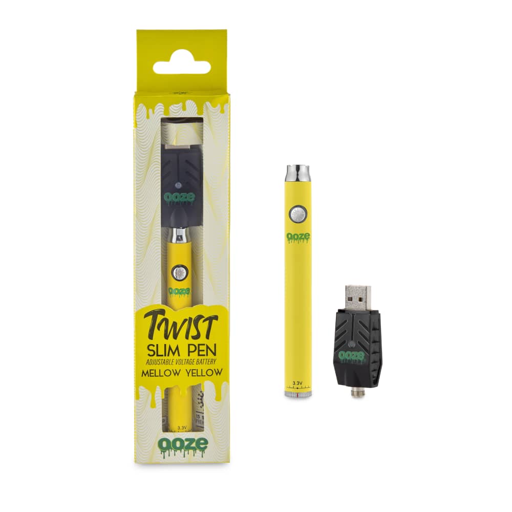 Twist Slim Pen Battery + Smart Usb - Mellow Yellow