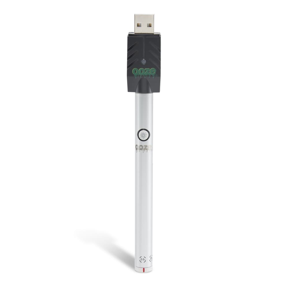 Ooze Twist Slim Pen 2.0 510 Thread Vaporizer Battery – Polar Pearl
