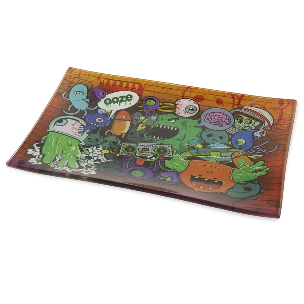 Ooze Rolling Tray - Shatter Resistant Glass - Monstrosity