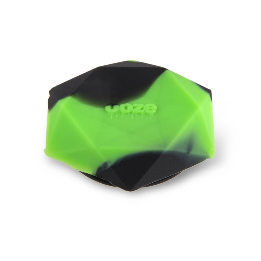 Geode Silicone & Glass Container - Chameleon