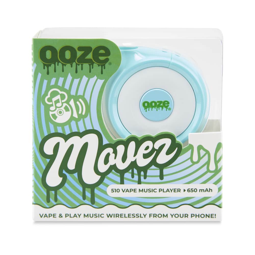 Ooze Movez Wireless Speaker 510 Vape Battery - Aqua Teal