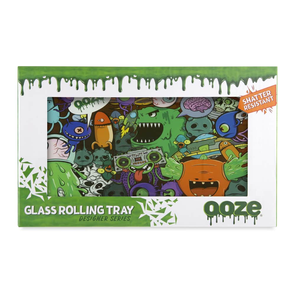 Ooze Rolling Tray - Shatter Resistant Glass - Monstrosity