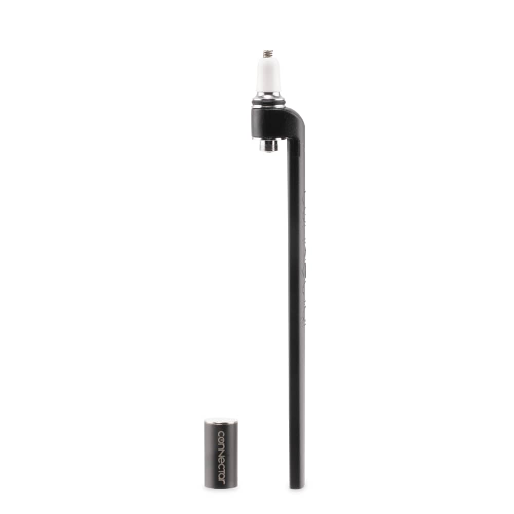 Ooze X Stache Connectar - 510 Thread Nectar Collector Vape Pen Attachment - Black