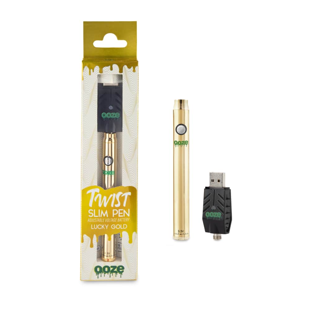 Twist Slim Pen Battery + Smart Usb - Lucky Gold