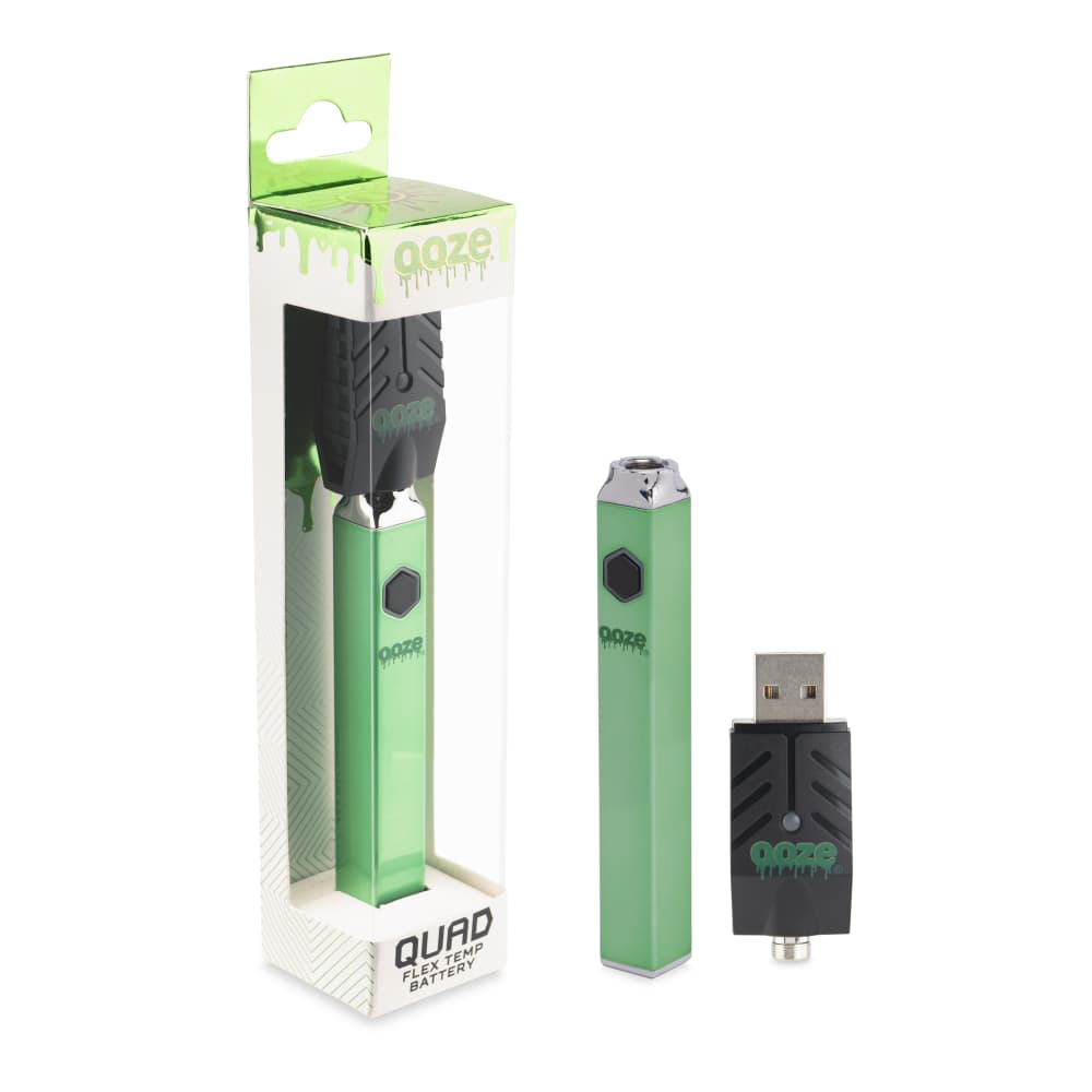 Ooze Mary Jade Quad 510 Thead 500 Mah Square Vape Pen Battery + Usb Charger