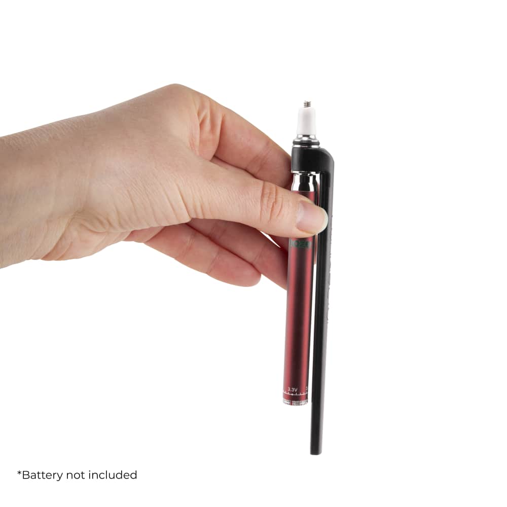 Ooze X Stache Connectar - 510 Thread Nectar Collector Vape Pen Attachment - Black