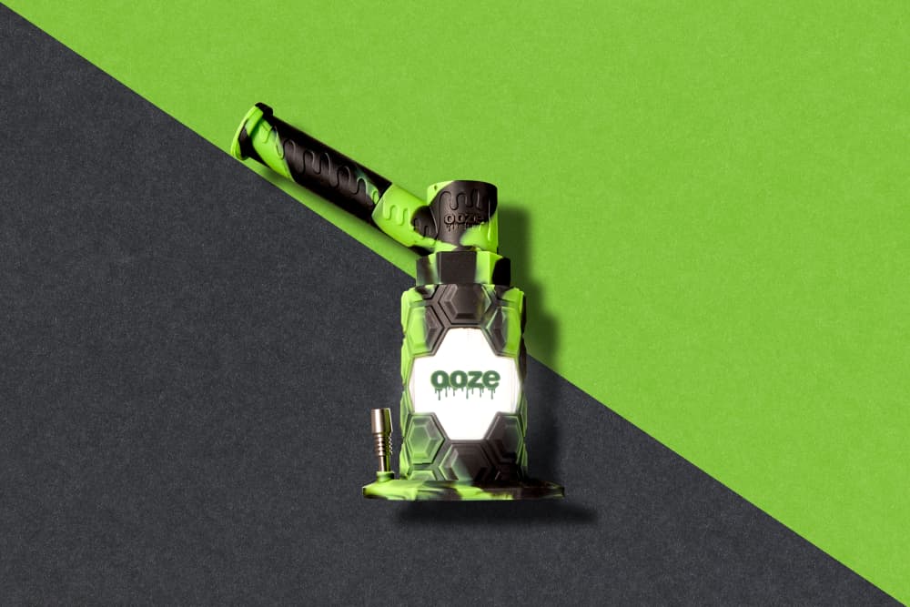 Ooze Mojo Silicone Water Pipe & Nectar Collector - Chameleon