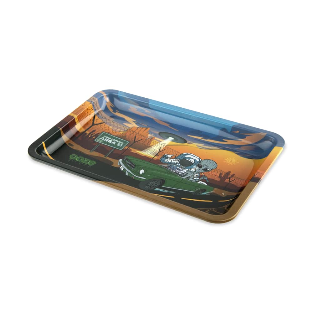Ooze Rolling Tray - Metal - Space Race