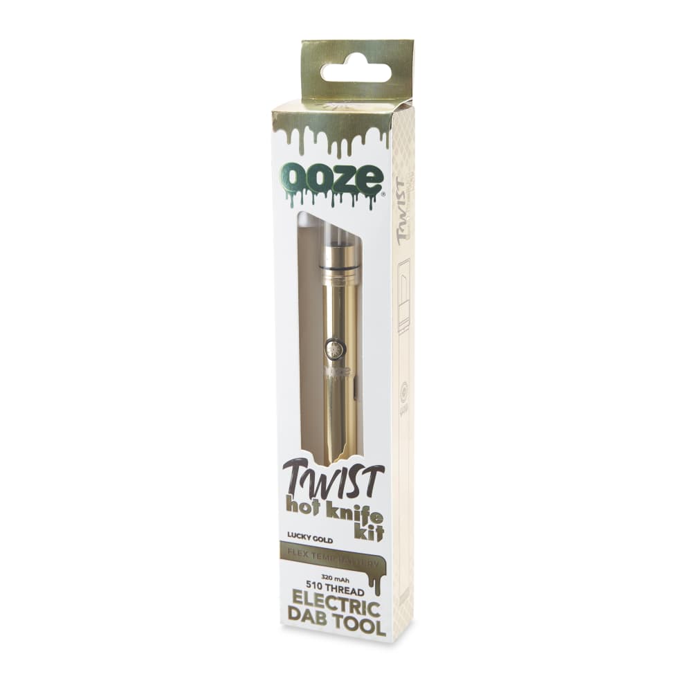 Ooze Twist Hot Knife – Twist Slim Pen 2.0 + Hot Knife Kit – Lucky Gold