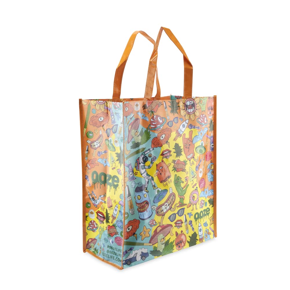 Ooze Reusable Grocery Bag - 2022 Limited Edition Brain Storm Design - Large
