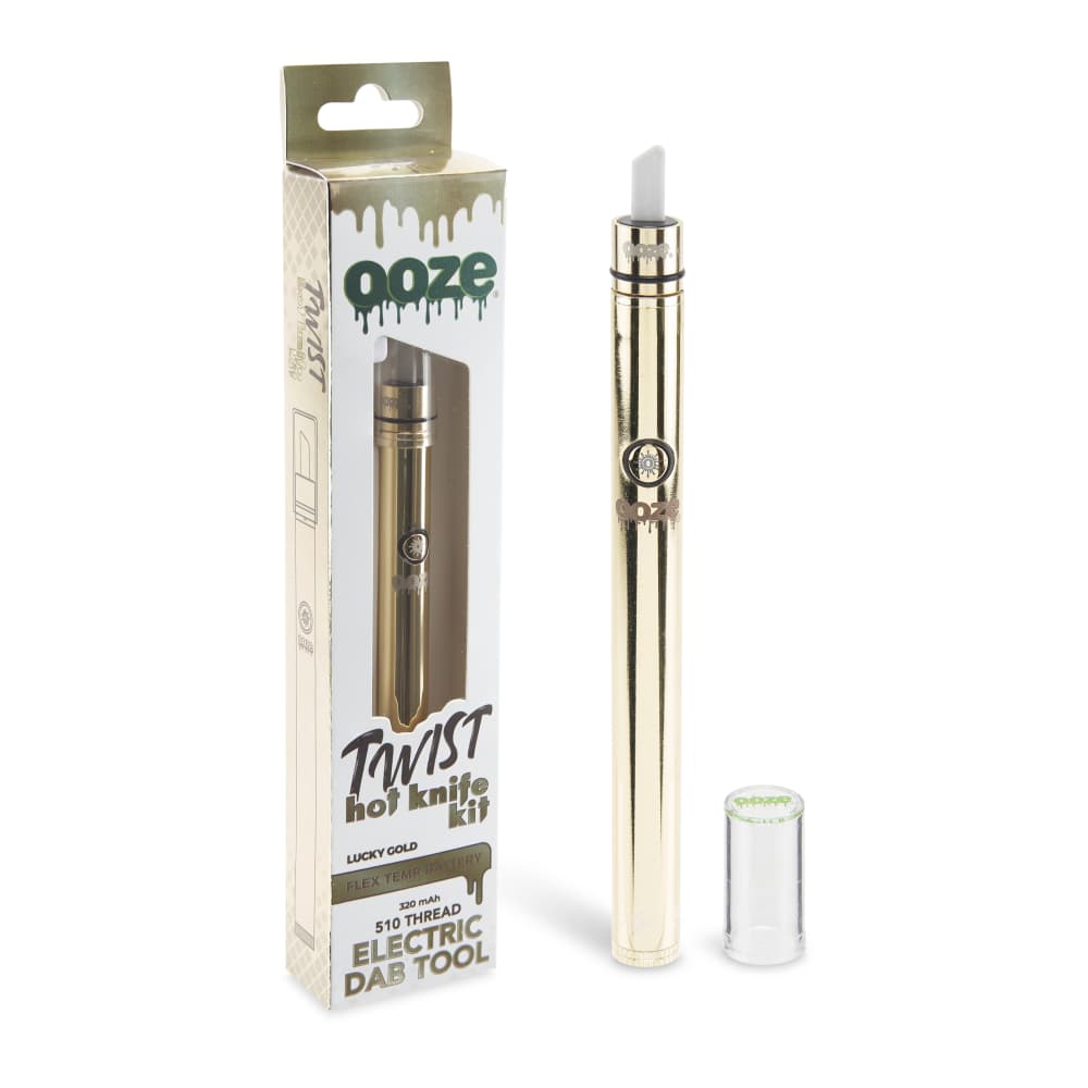 Ooze Twist Hot Knife – Twist Slim Pen 2.0 + Hot Knife Kit – Lucky Gold