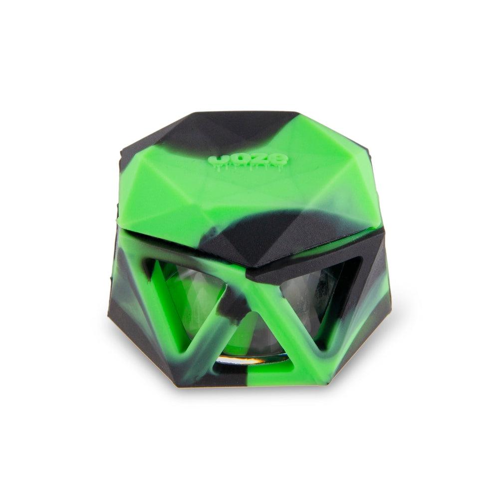 Geode Silicone & Glass Container - Chameleon
