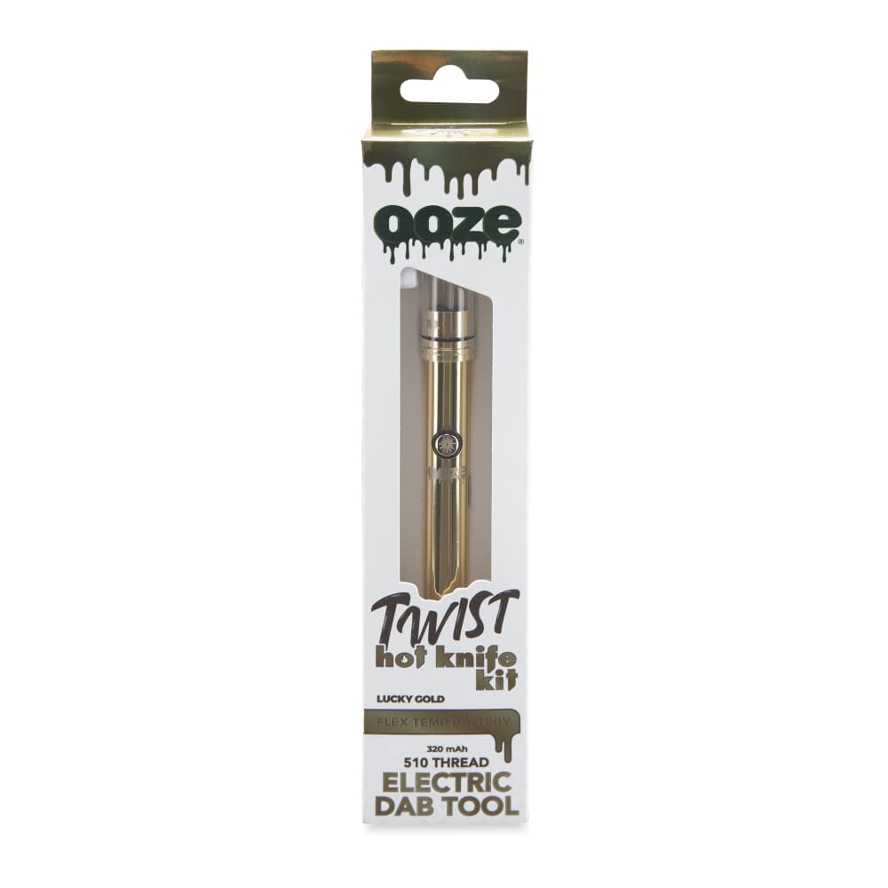 Ooze Twist Hot Knife – Twist Slim Pen 2.0 + Hot Knife Kit – Lucky Gold
