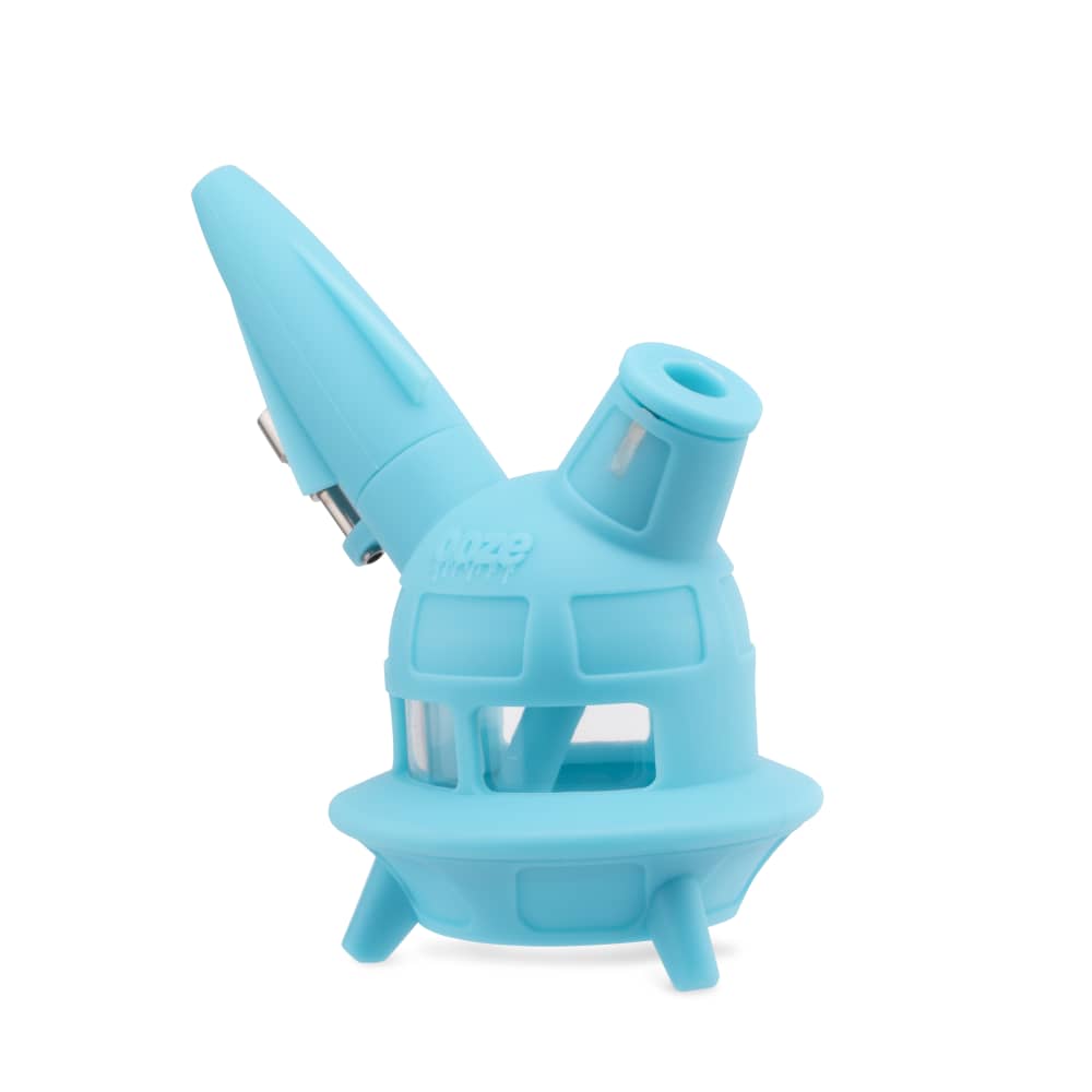 The aqua teal Ooze UFO has nothing inserted in the downstem