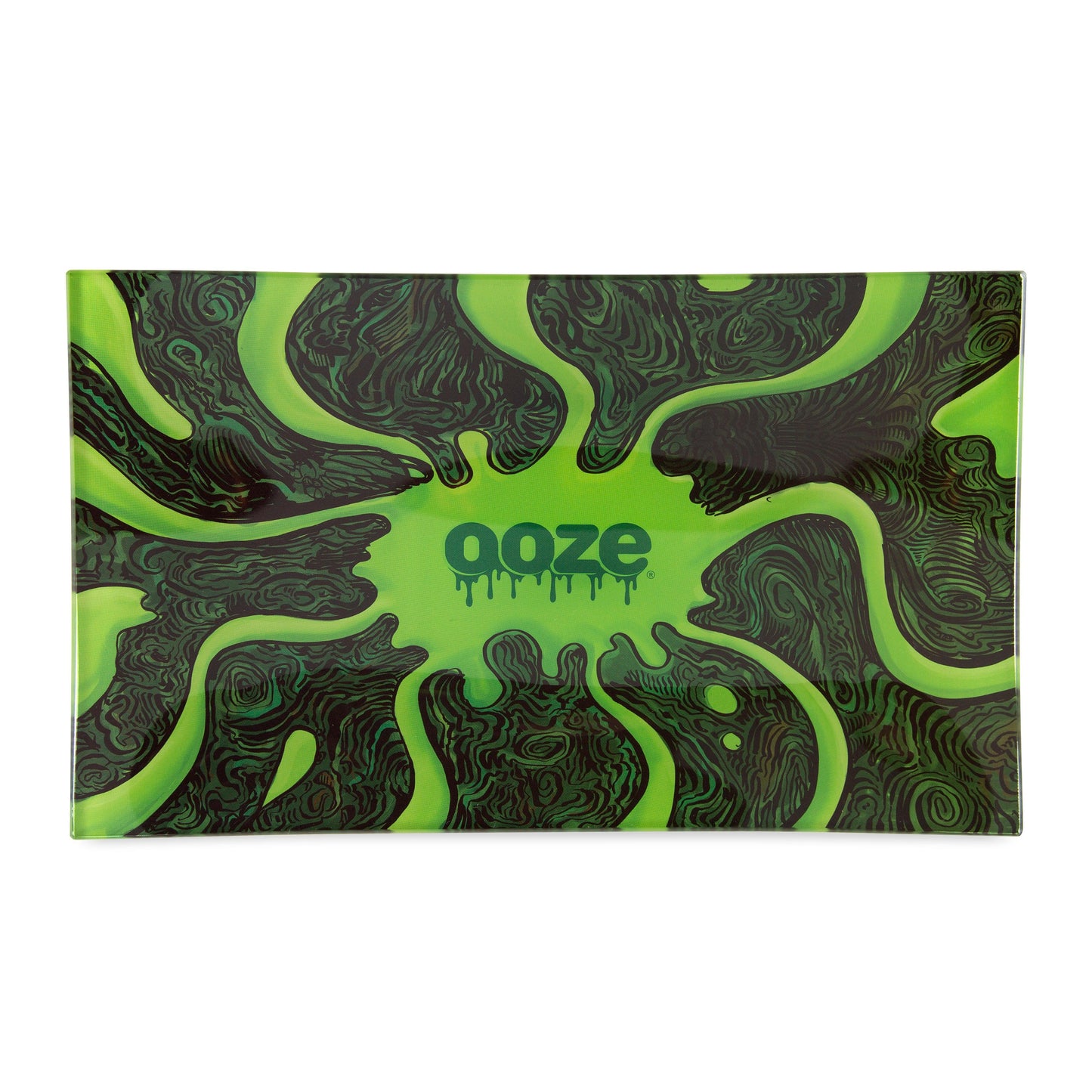 Ooze Rolling Tray - Shatter Resistant Glass - Abyss