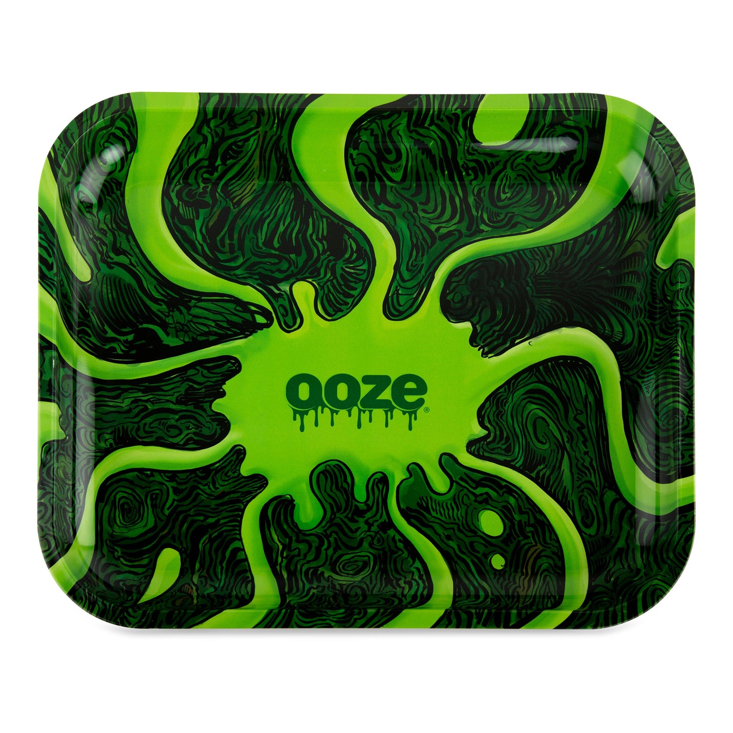 Ooze Rolling Tray - Metal - Abyss
