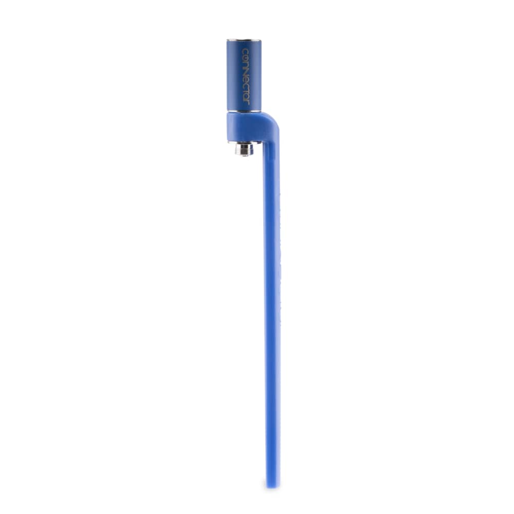 Ooze X Stache Connectar - 510 Thread Nectar Collector Vape Pen Attachment - Blue