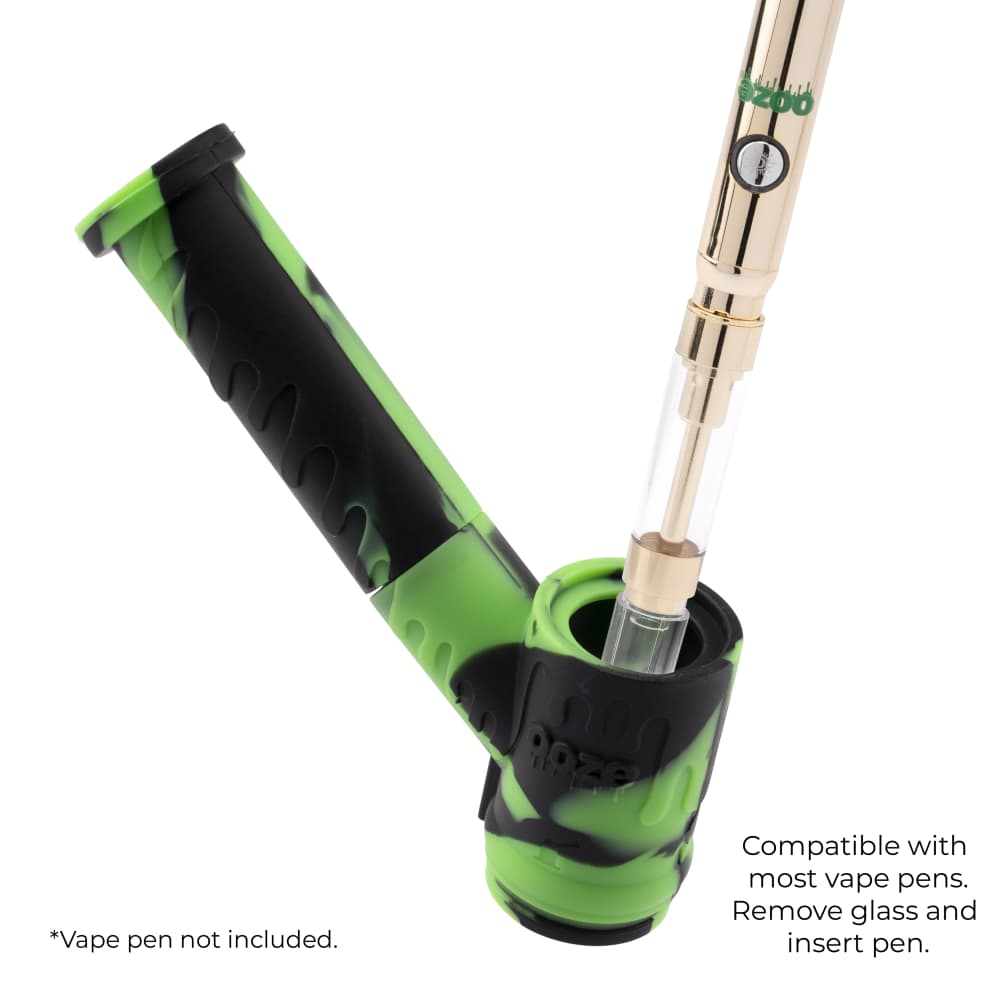 Ooze Mojo Silicone Water Pipe & Nectar Collector - Chameleon