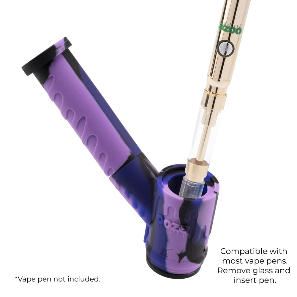 Ooze Mojo Silicone Water Pipe & Nectar Collector - Mystic Ink