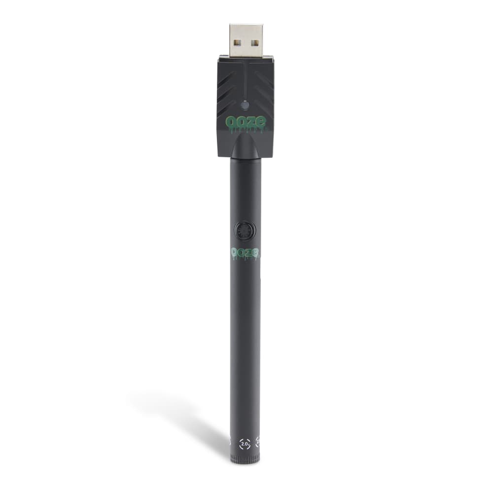 Ooze Twist Slim Pen 2.0 510 Thread Vaporizer Battery – Panther Black