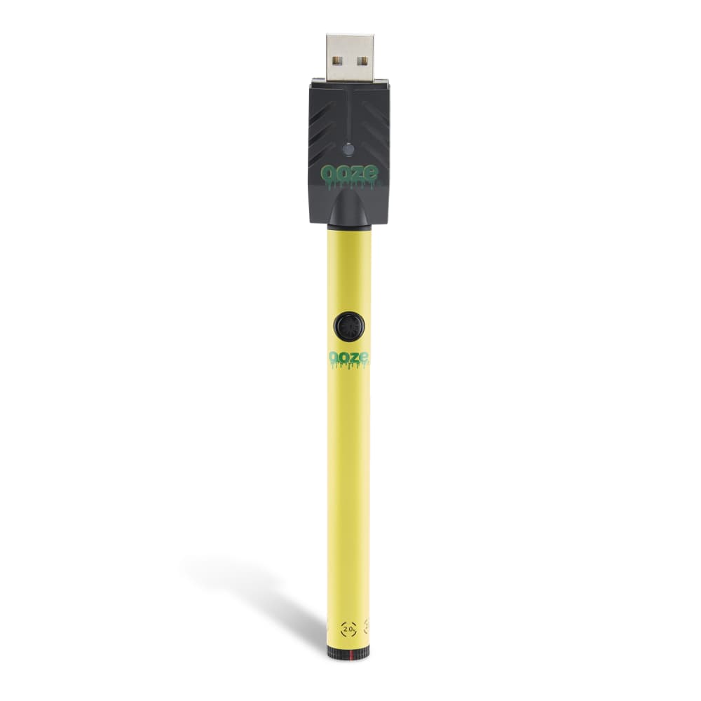 Ooze Twist Slim Pen 2.0 510 Thread Vaporizer Battery – Mellow Yellow