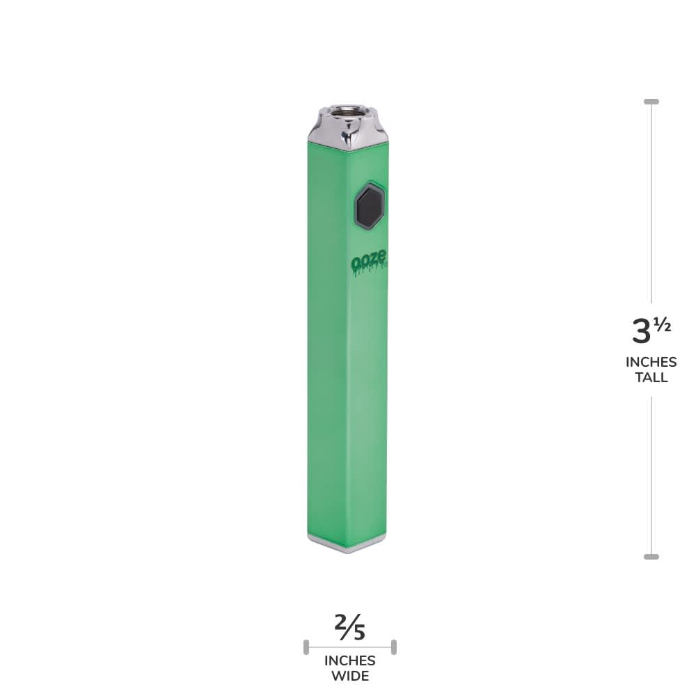 Ooze Mary Jade Quad 510 Thead 500 Mah Square Vape Pen Battery + Usb Charger