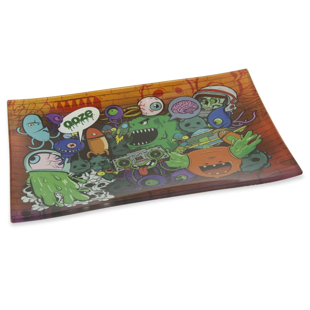 Ooze Rolling Tray - Shatter Resistant Glass - Monstrosity