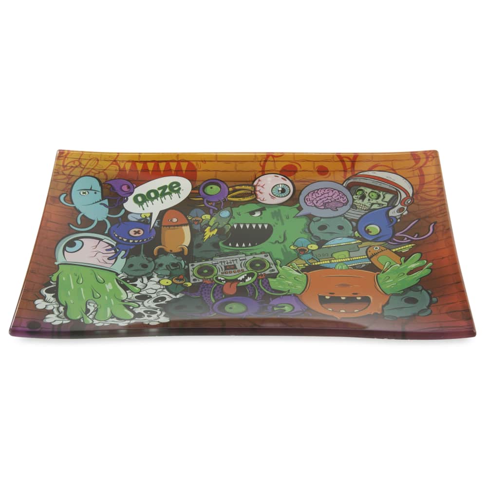 Ooze Rolling Tray - Shatter Resistant Glass - Monstrosity
