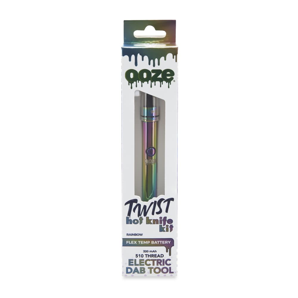 Ooze Twist Hot Knife – Twist Slim Pen 2.0 + Hot Knife Kit – Rainbow