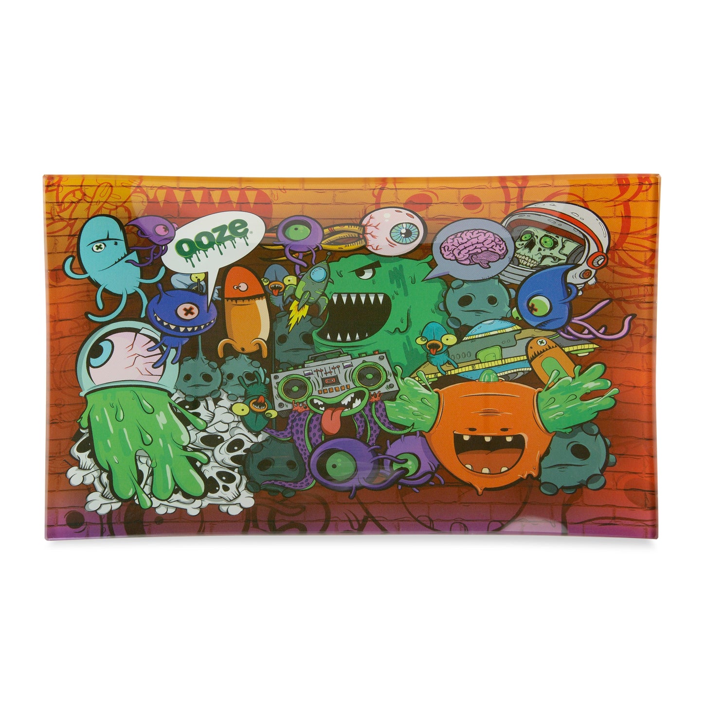 Ooze Rolling Tray - Shatter Resistant Glass - Monstrosity