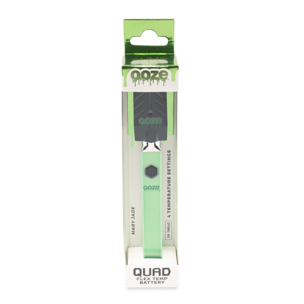 Ooze Mary Jade Quad 510 Thead 500 Mah Square Vape Pen Battery + Usb Charger