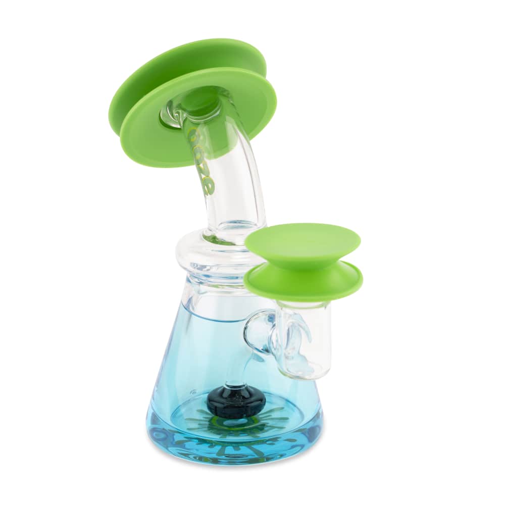 Ooze Resolution Silicone Res Cap 4-Pack For Travel And Cleaning - Green