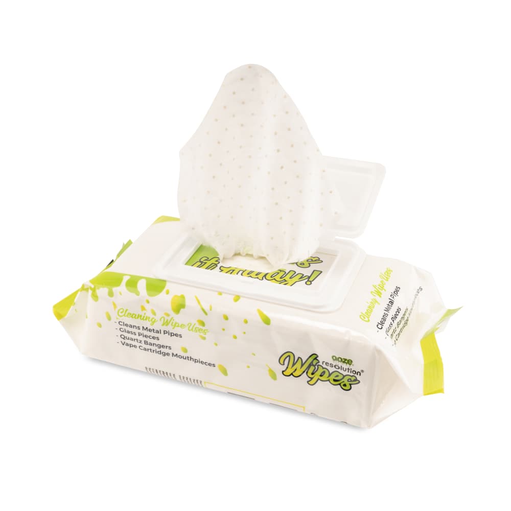 Ooze Resolution Glass Cleaning Res Wipes - 100Ct